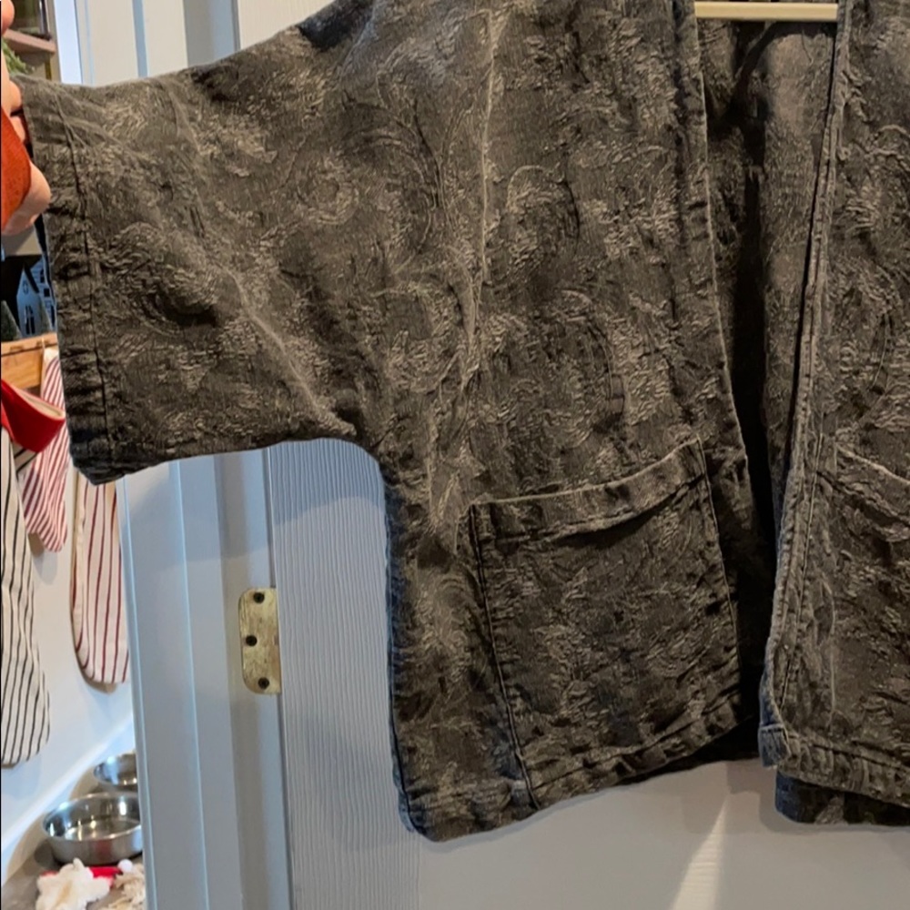 Vintage boxy cut kimono shawl - Picture 2 of 4